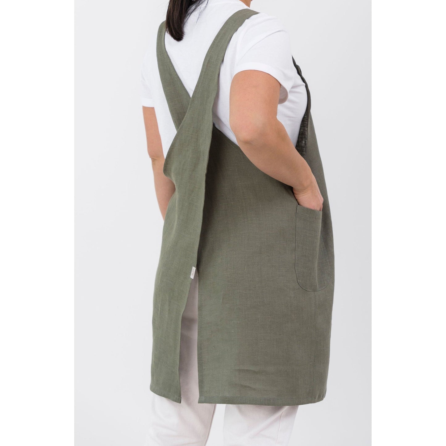 Japanese-Style Linen Apron