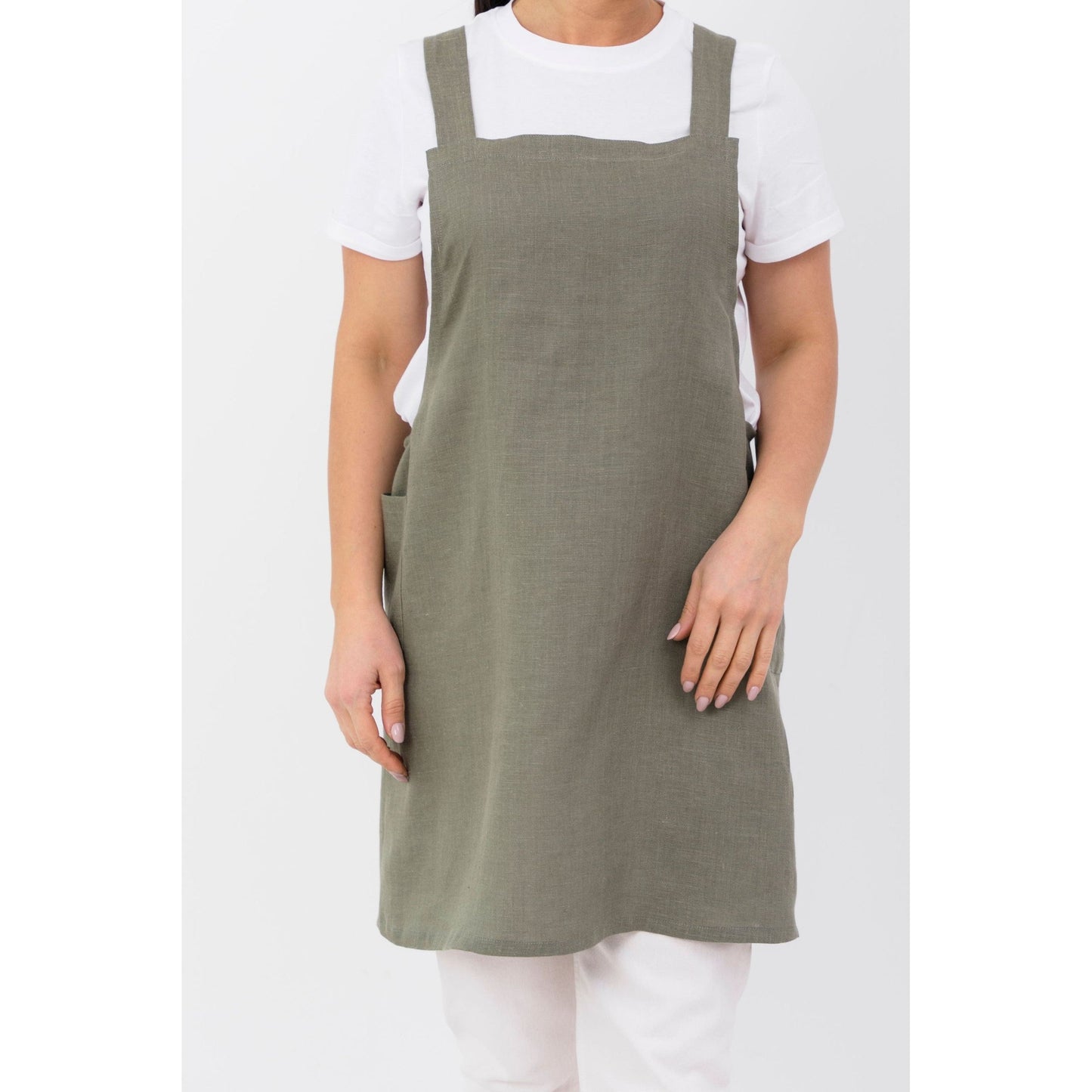 Japanese-Style Linen Apron