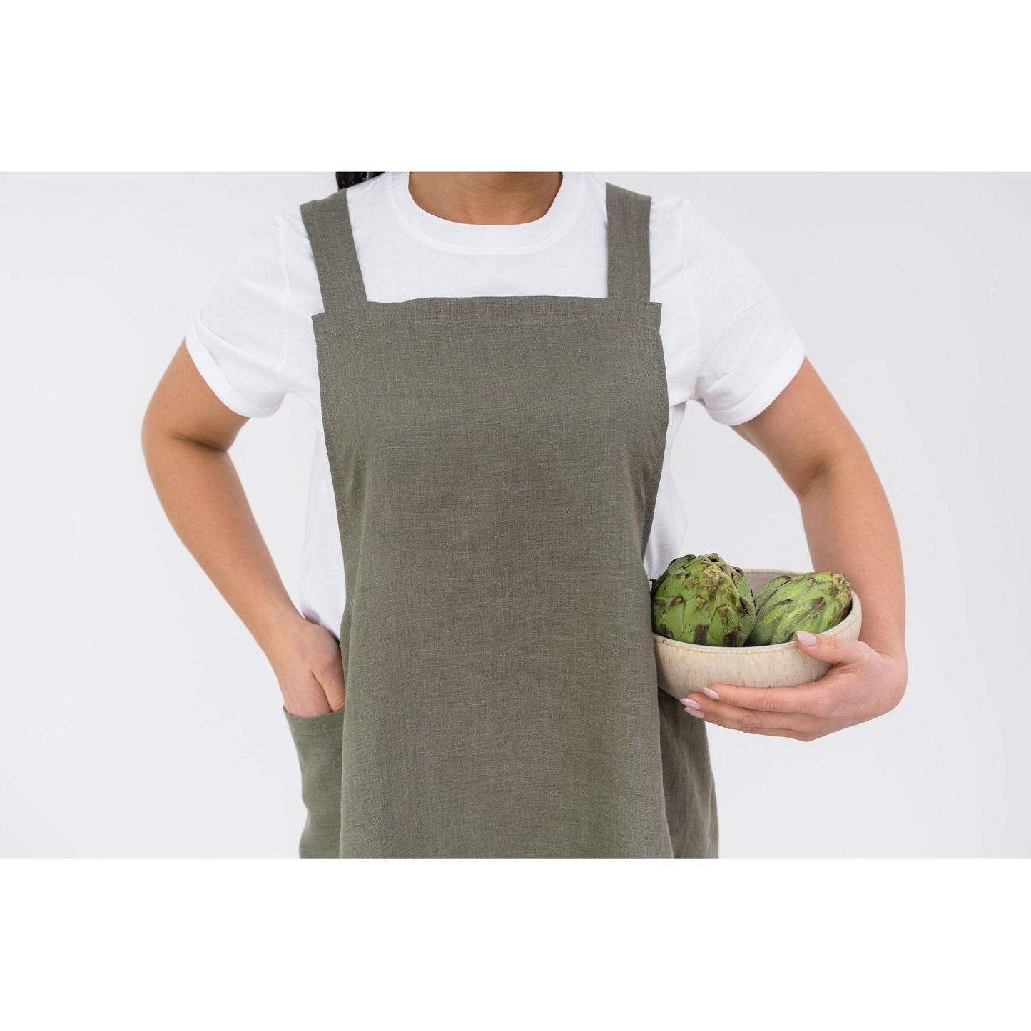 Japanese-Style Linen Apron