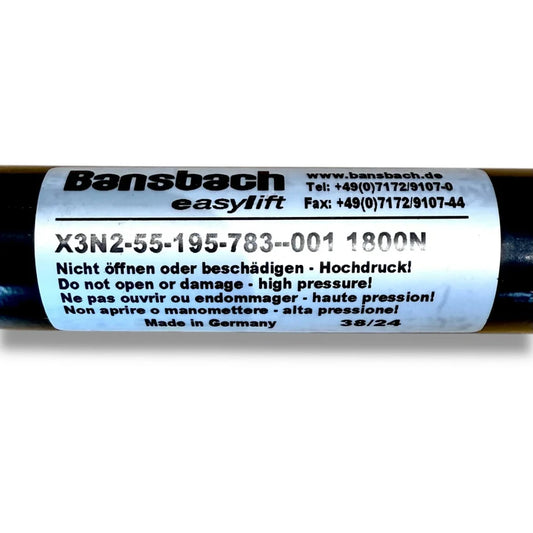 Kaasujousi 1800N Newton Bansbach 785/220mm