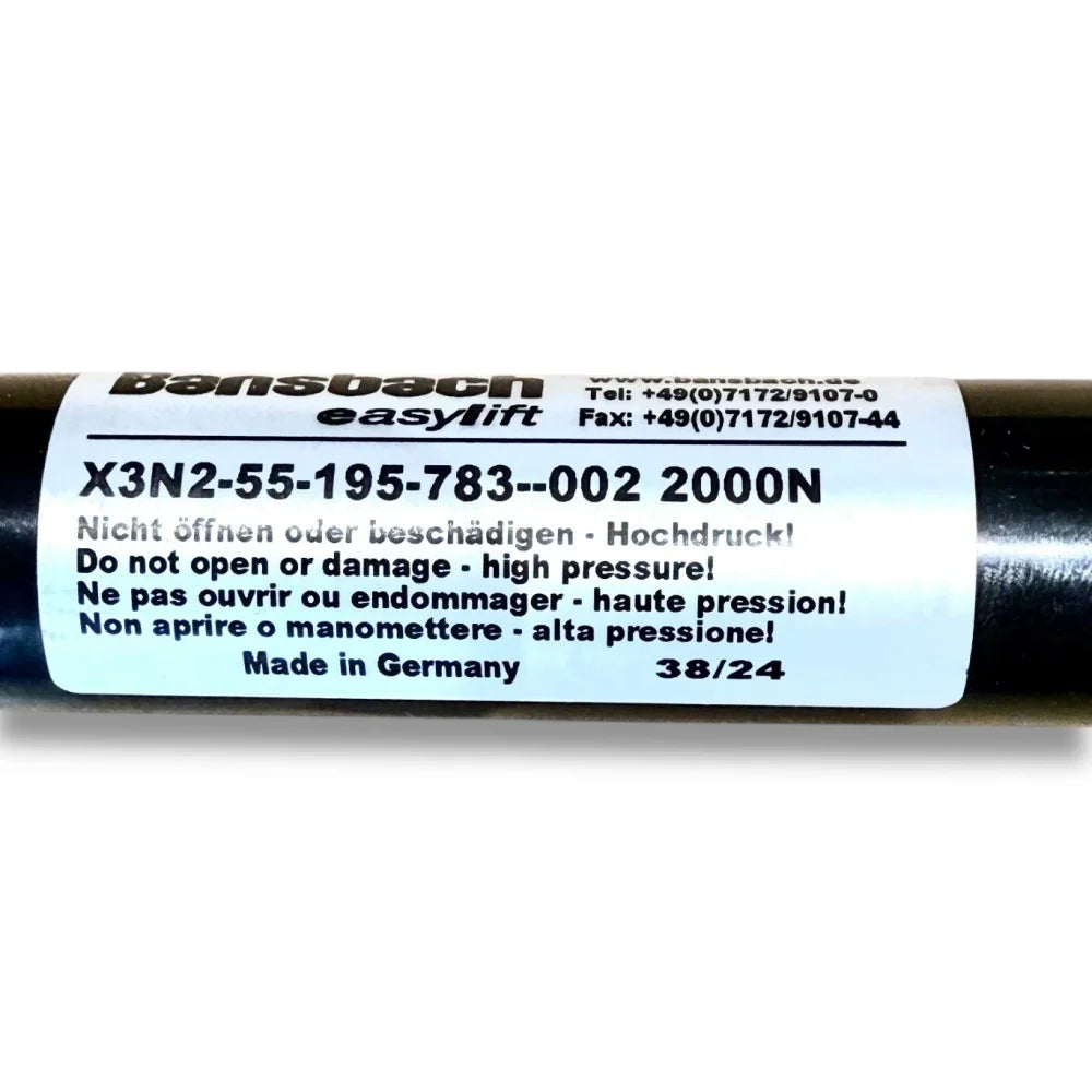 Kaasujousi 2000N Newton Bansbach 785/220mm