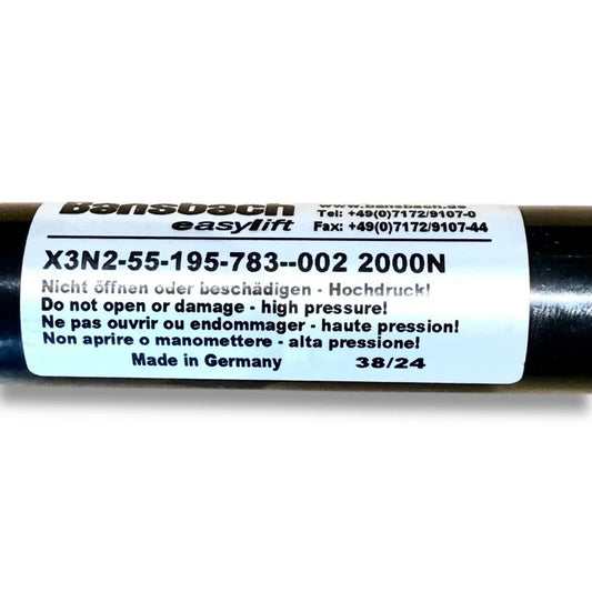 Kaasujousi 2000N Newton Bansbach 785/220mm