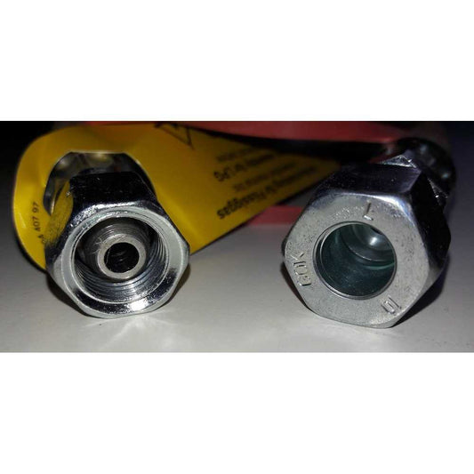 Gok kaasuletku, 600mm 1/4" säätimeen, liitos 8mm putkeen, A4175320