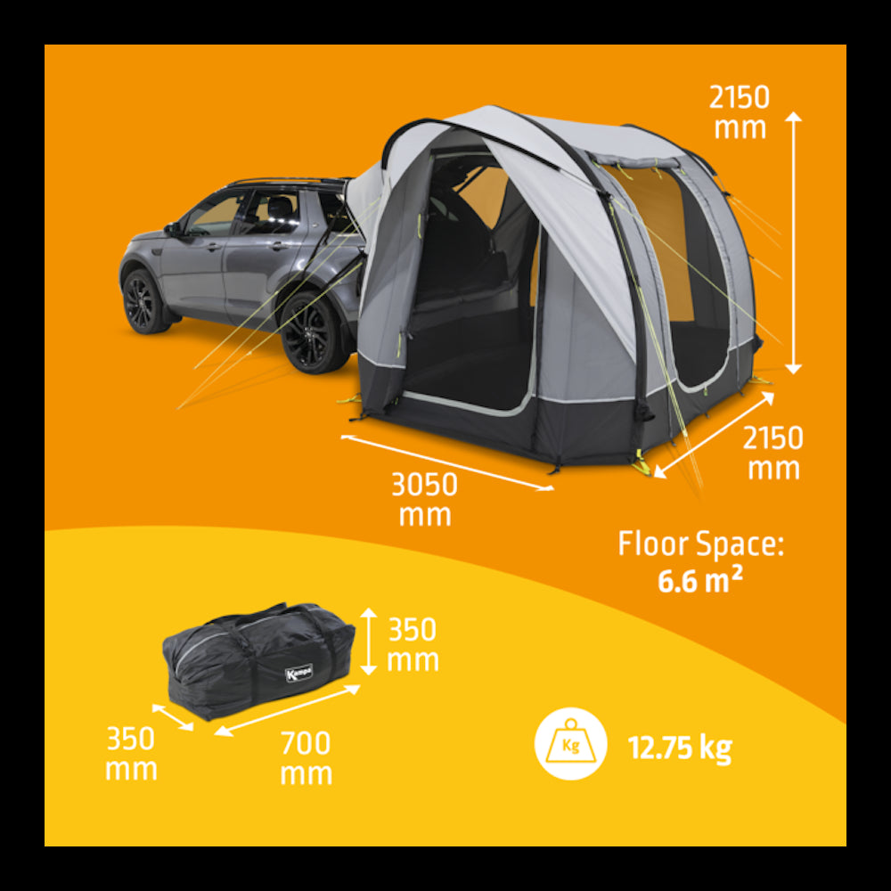 Dometic-Kampa vapaasti seisova teltta Tailgater AIR