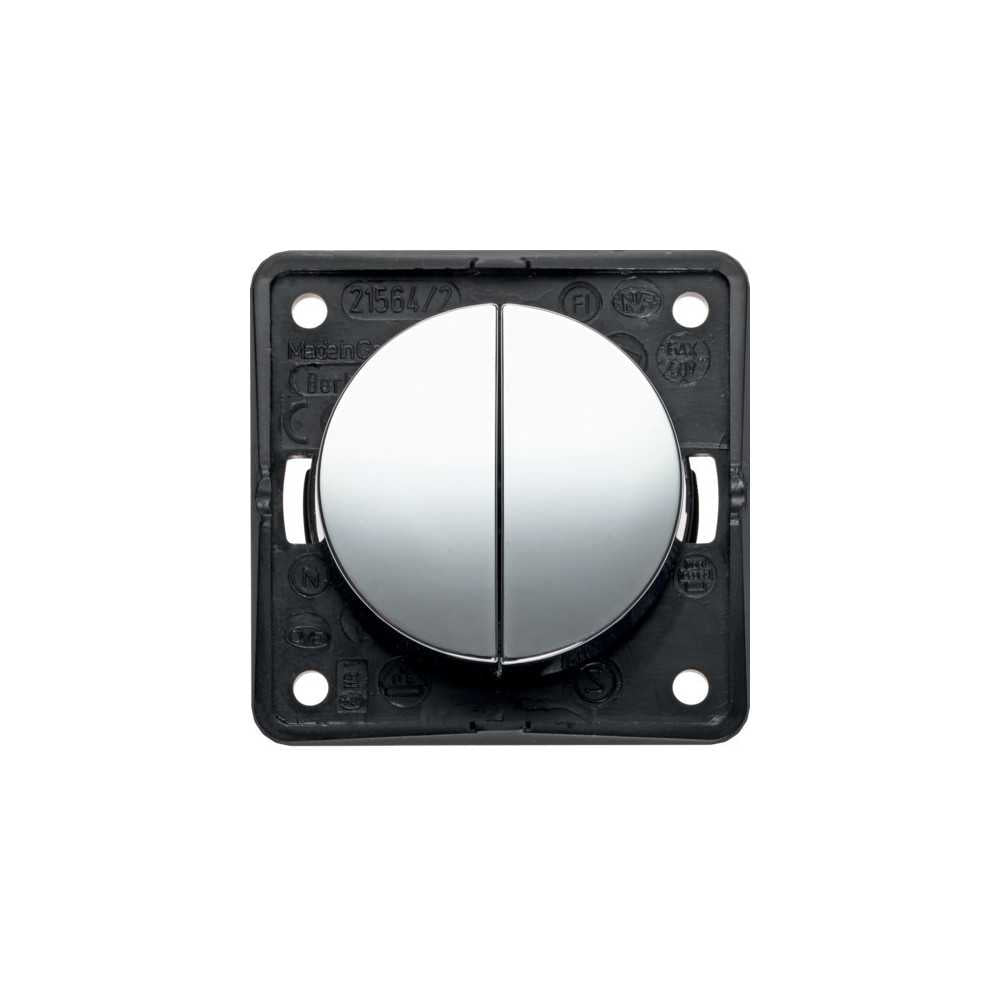 Berker katkaisin upotettava 2-osainen kromi kiiltävä 250V, 16AX | 936552518 | 4011334240464 | Kotikauppa | Berker