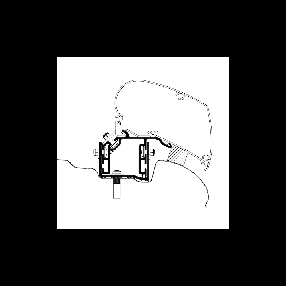 Thule kiinnityssarja VW Crafter 2017- LHD L3H3 / L4H3 / L5H3 | 301768 | 5415182046480 | Kotikauppa | Thule