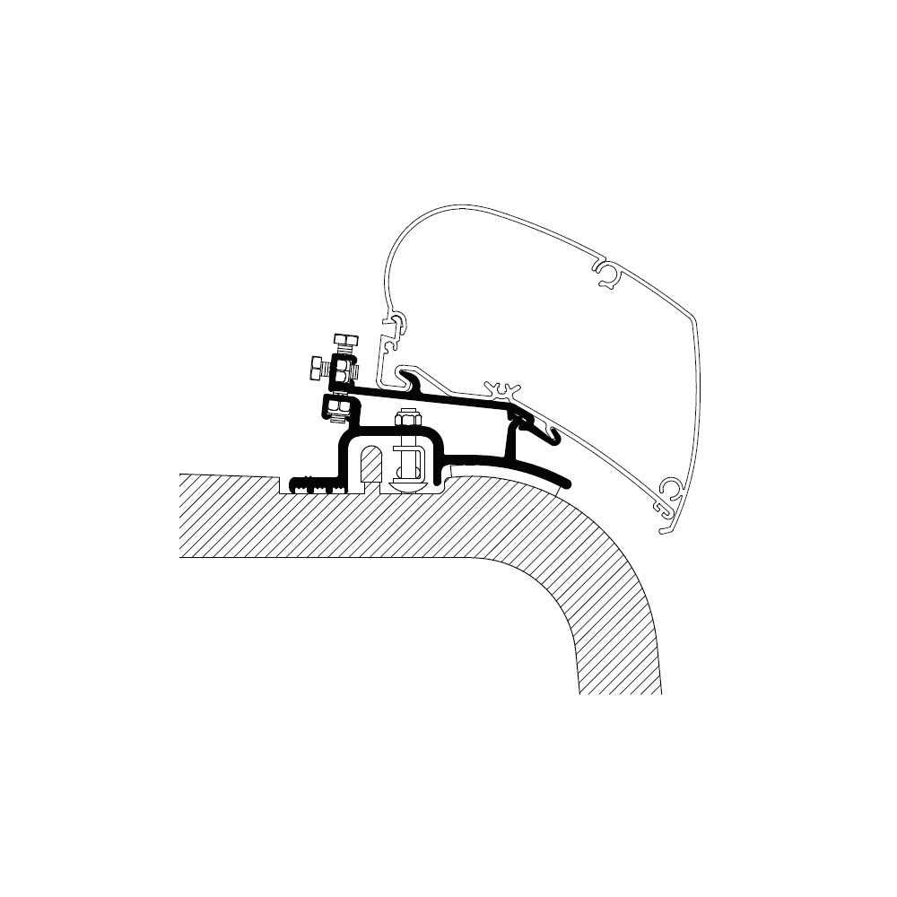 Thule kiinnityssarja Ducato/Jumper/Boxer 1994-2006 | 308058 | 5415182005005 | Kotikauppa | Thule