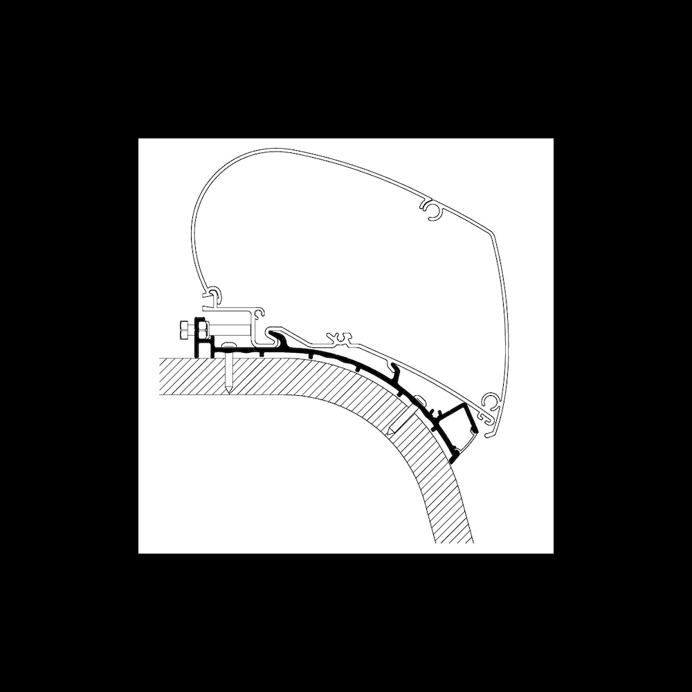 Thule kiinnityssarja Eriba Touring 820, 5,00 m | 301682 | 5415182047869 | Kotikauppa | Thule