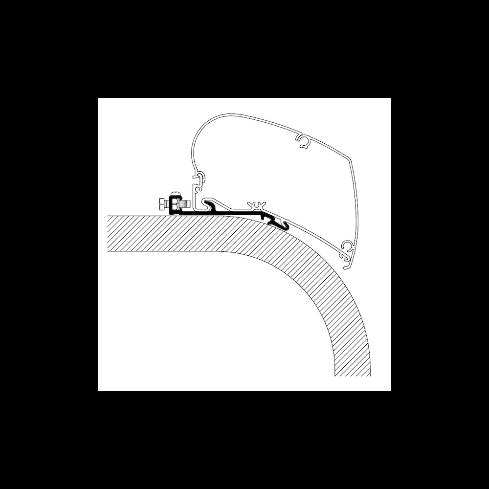 Thule kiinnityssarja Flat Adapter Set 3,50 m | 308098 | 5415182005227 | Kotikauppa | Thule