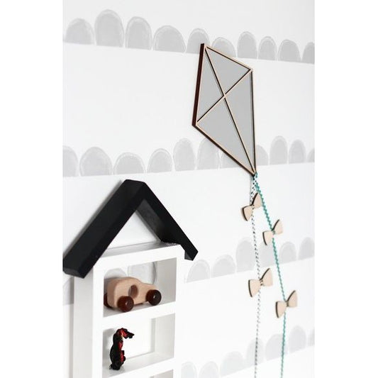 Kids Room Kite Mirror – Child-Friendly Acrylic & Wood