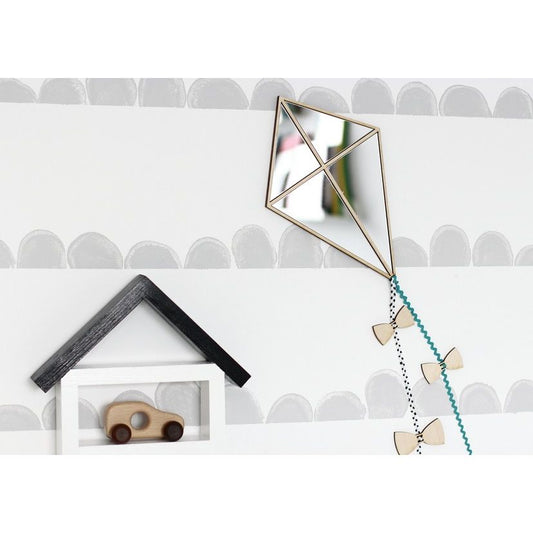 Kids Room Kite Mirror – Child-Friendly Acrylic & Wood