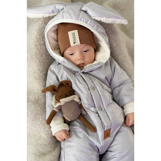 Winter Jumpsuit with Teddy Lining for Babies and Kids - Rabbit