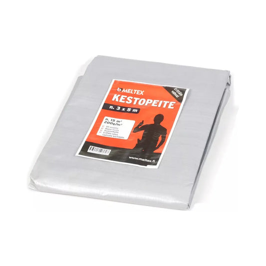 Kestopeite 2x3 m (6m2) 200g/m2 (musta/hopea)