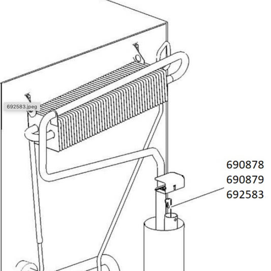Thetford lämmönjakaja N4080-N4112 N3080-N3115 | 690878 | 8710315013542 | Kotikauppa | Thetford