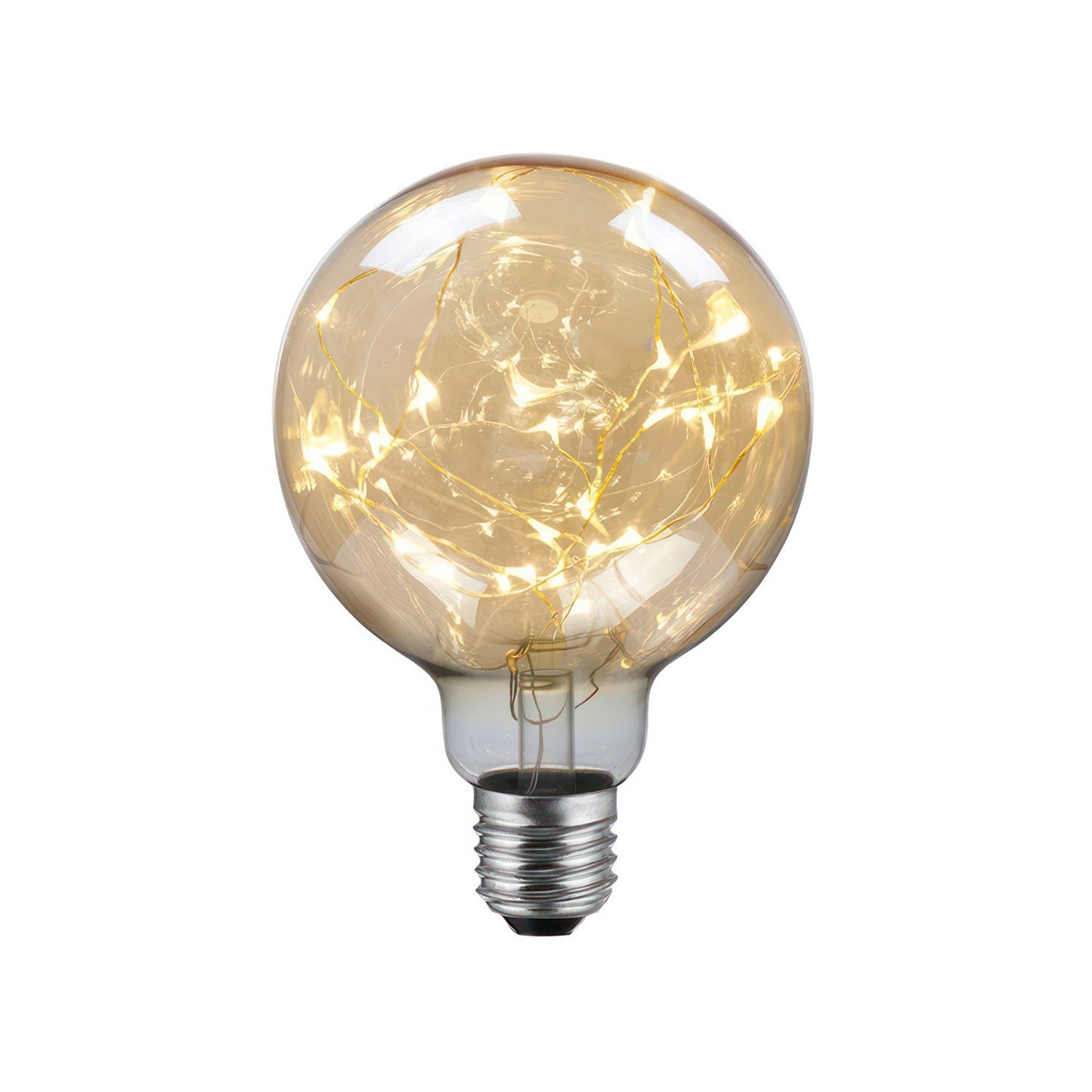 LED Globe G95 -lamppu - tuhat valoa kultaa 2W E27 2000K