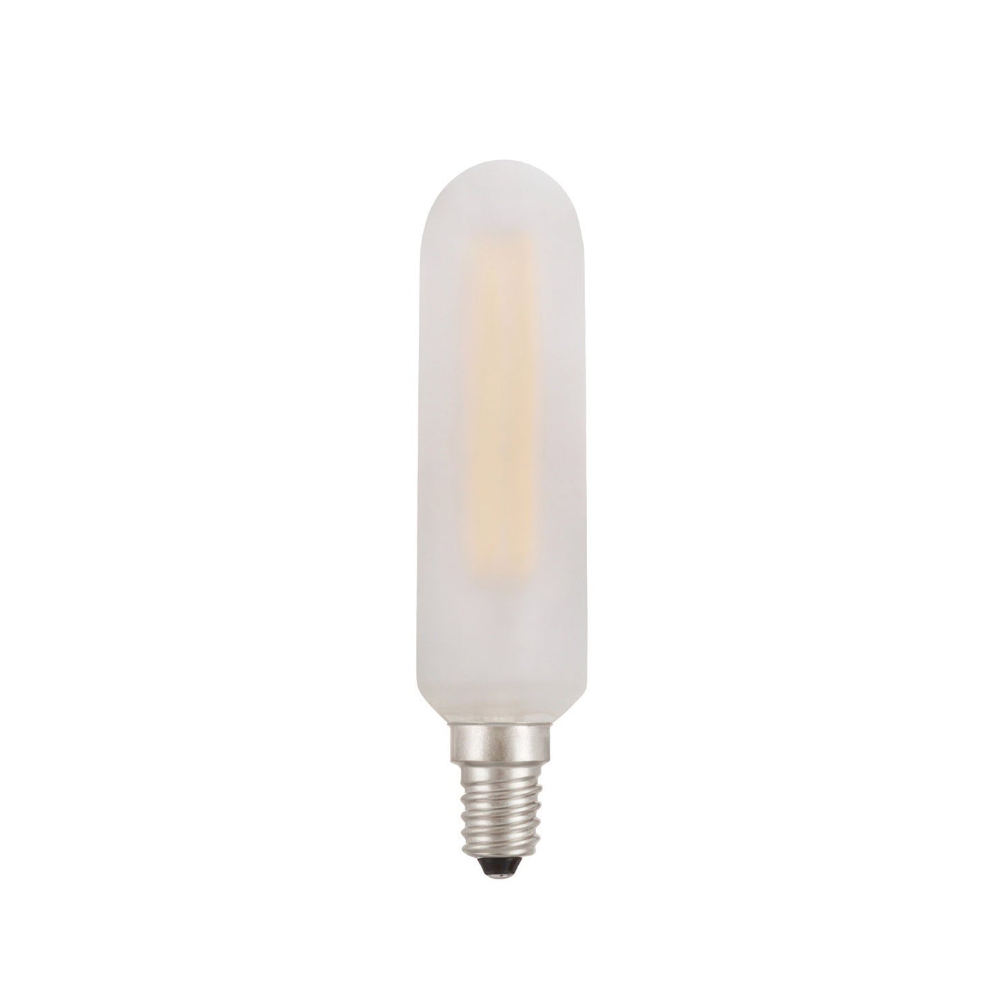 Putkimainen LED-lamppu, satiinivalkoinen - E14 4W Himmennettävä 2700K