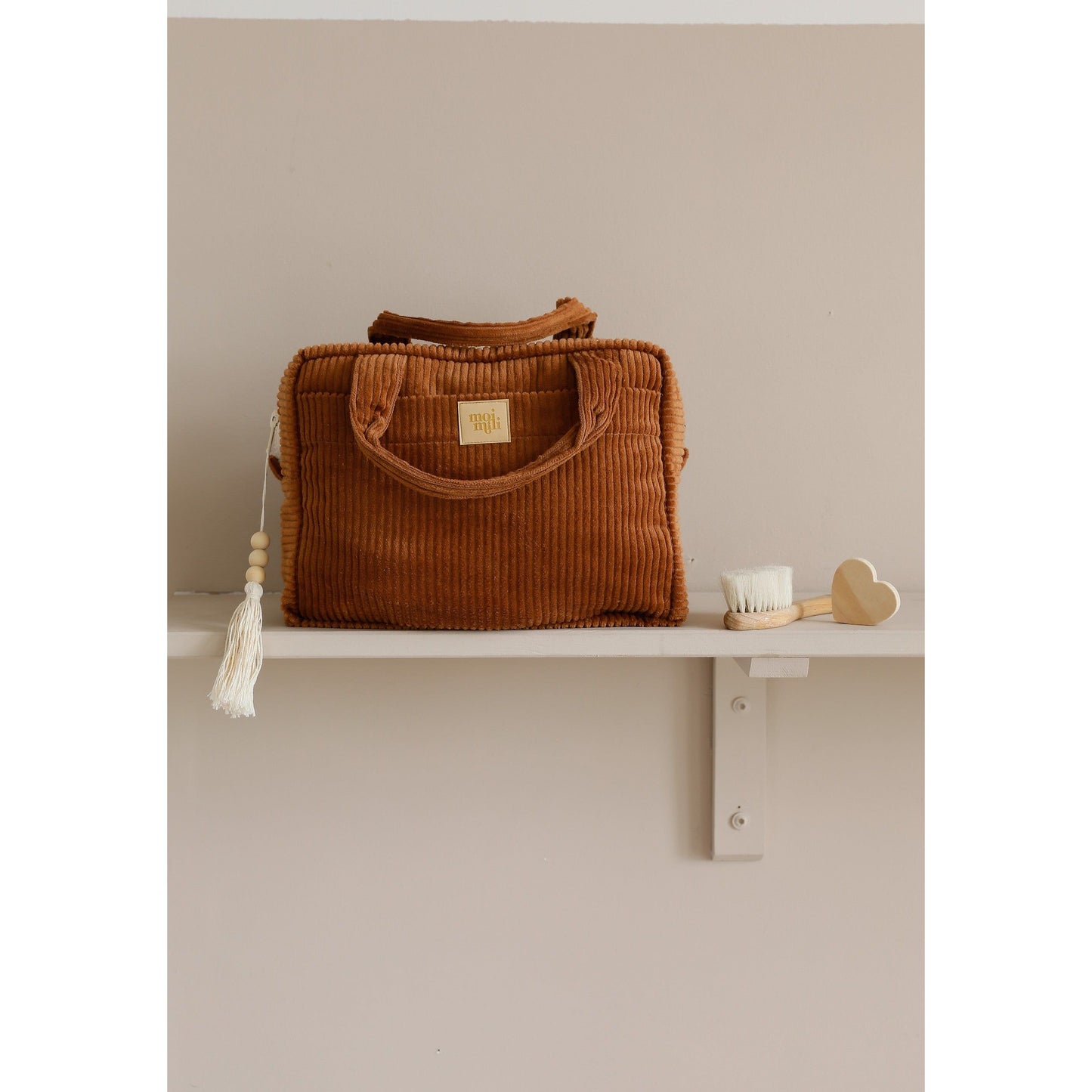 Large Make-Up Bag - Caramel