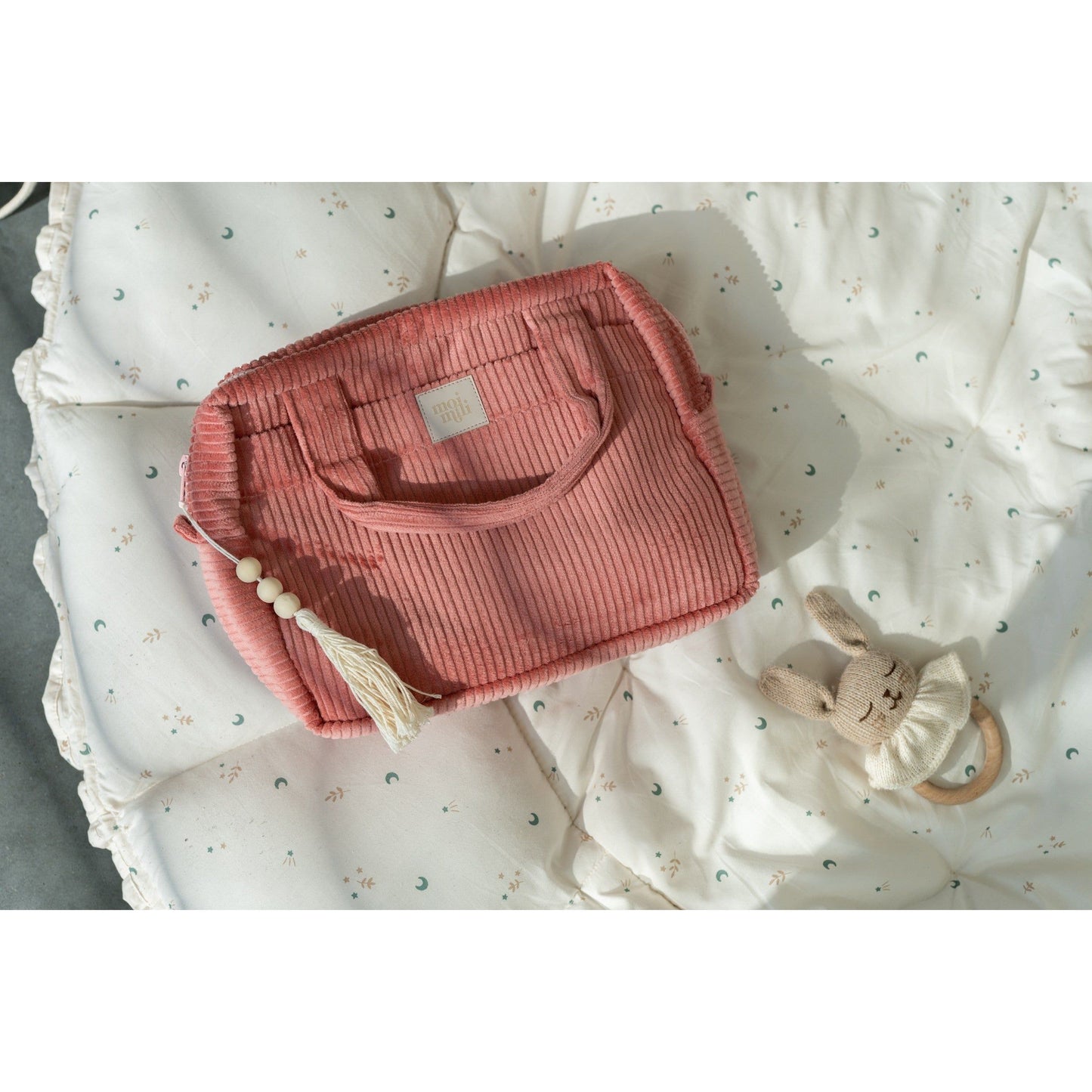 Large Make-Up Bag - Coral