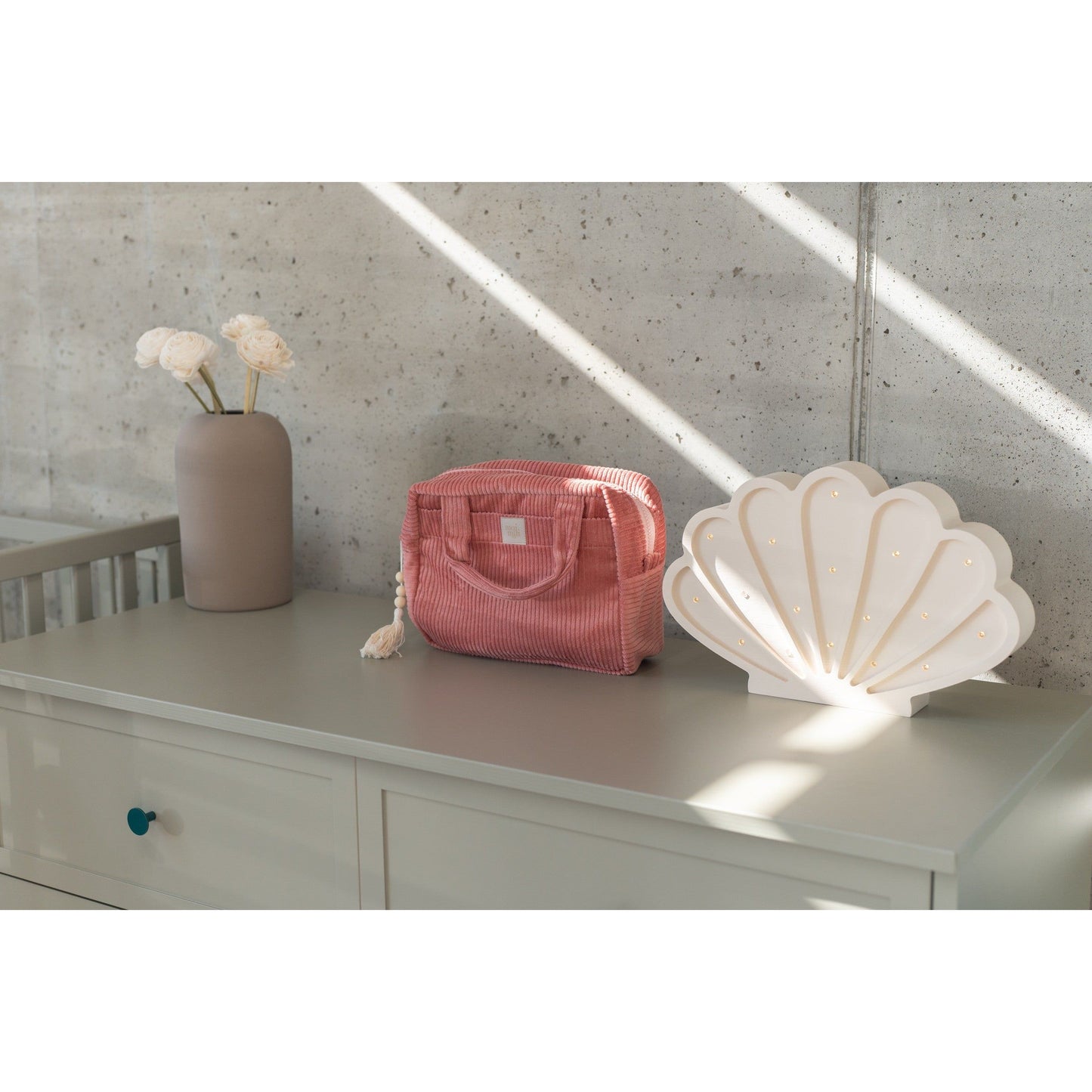 Large Make-Up Bag - Coral