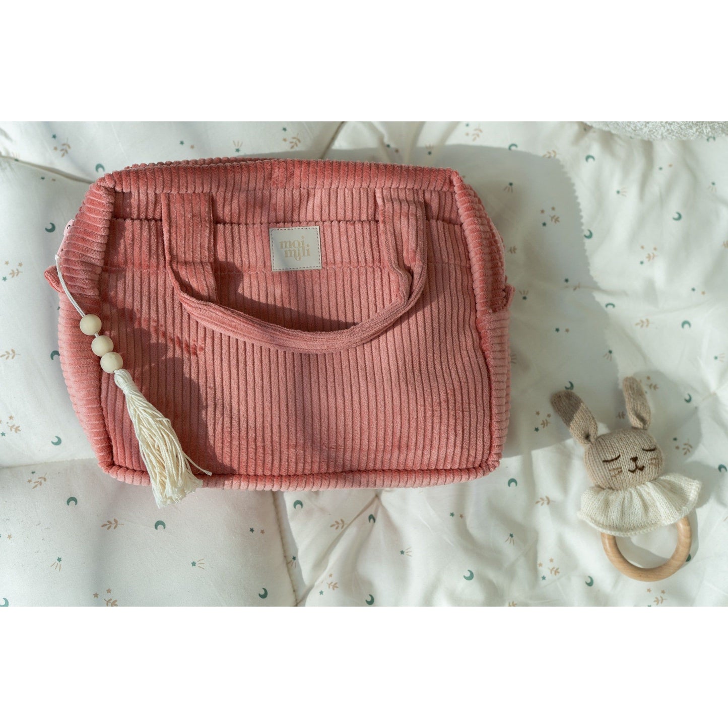 Large Make-Up Bag - Coral