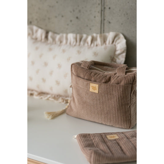 Large Make-Up Bag - Latte