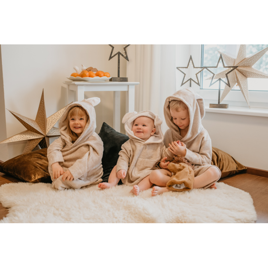 Long-Sleeve Poncho TEDDY - For KIDS (Size 122-150)