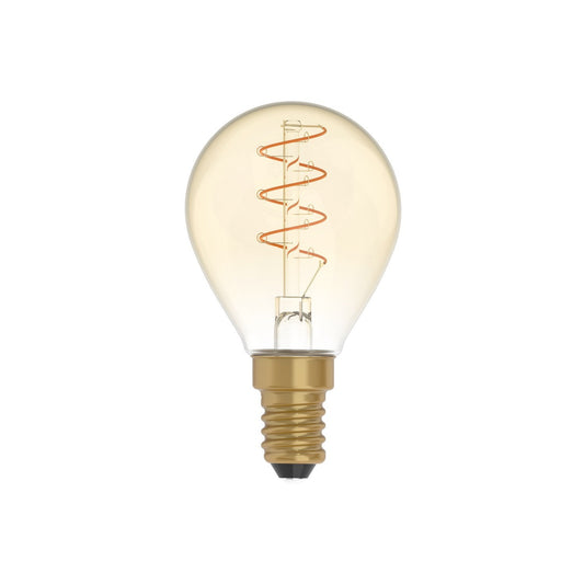 LED kultainen hehkulamppu Mini Globe G45 2,5W 136Lm E14 1800K Himmennettävä - C02