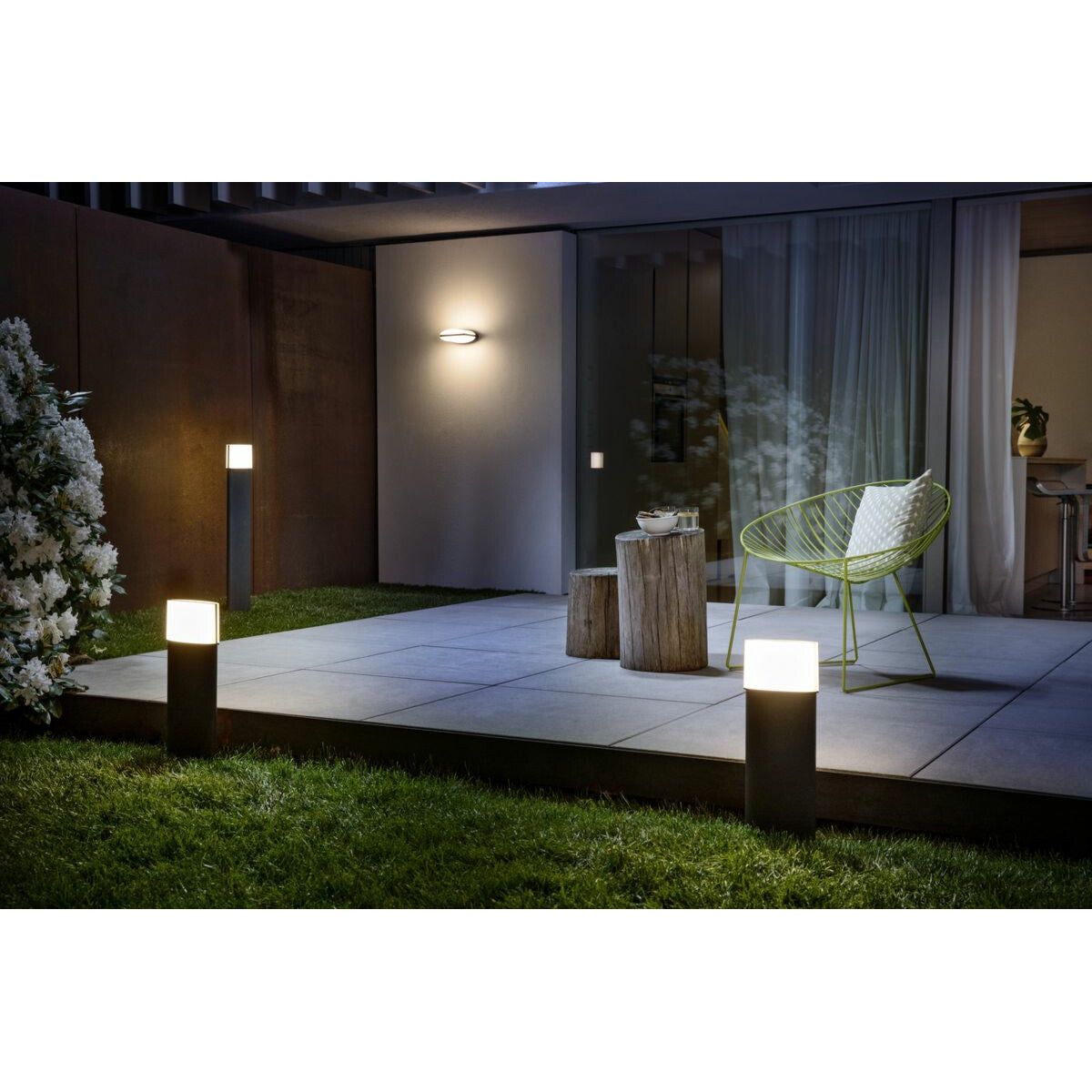 LED-pollarivalaisin Ledvance Endura Style Ellipse 900mm 13W, tummanharmaa