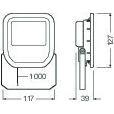 10W LED-valonheitin IP65 LEDVANCE
