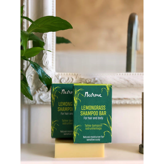 Lemongrass Shampoo Bar – Sensitive Scalp, 100g
