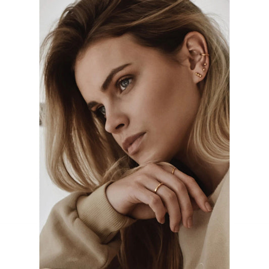 Line Ear Cuff - Gold