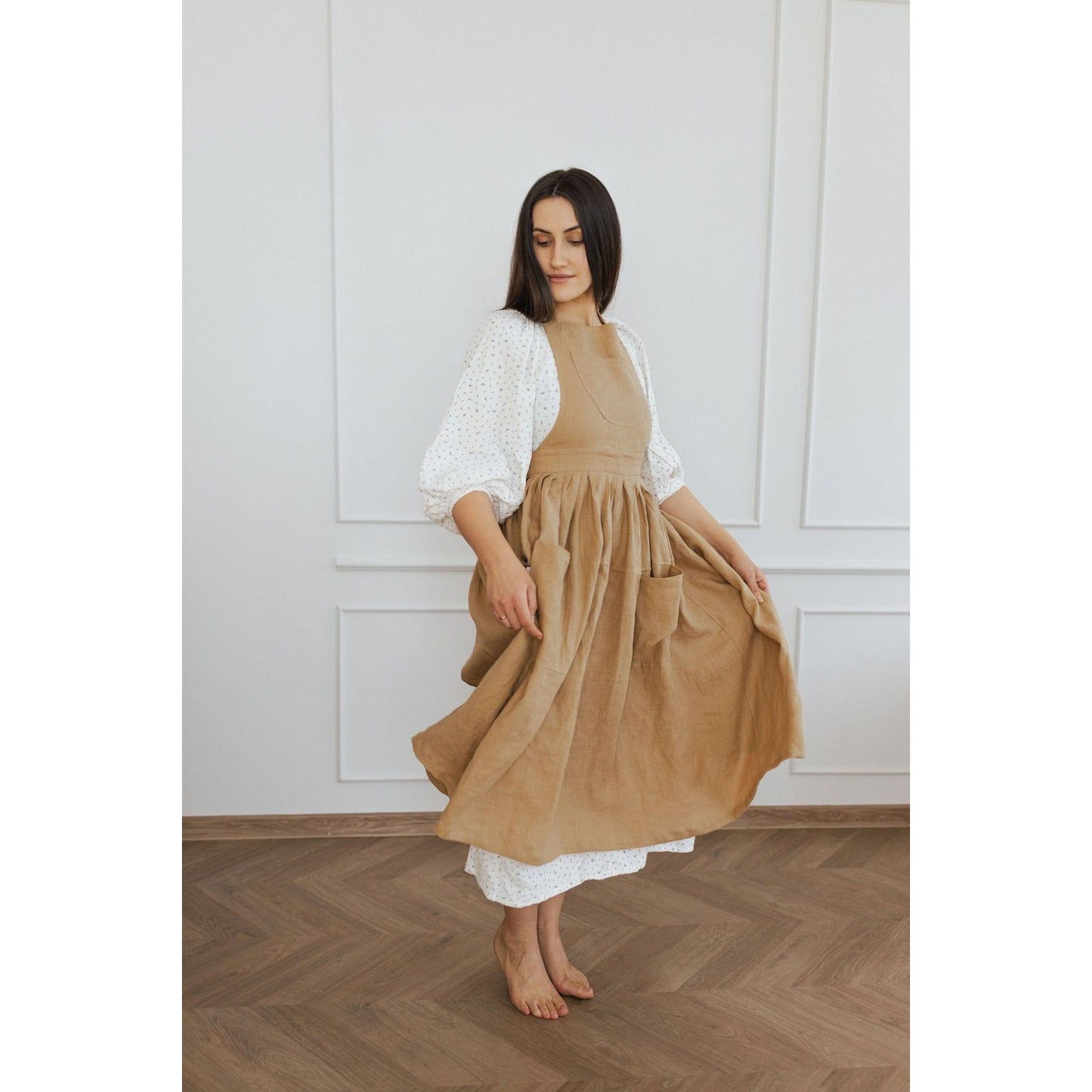 Linen Retro Apron