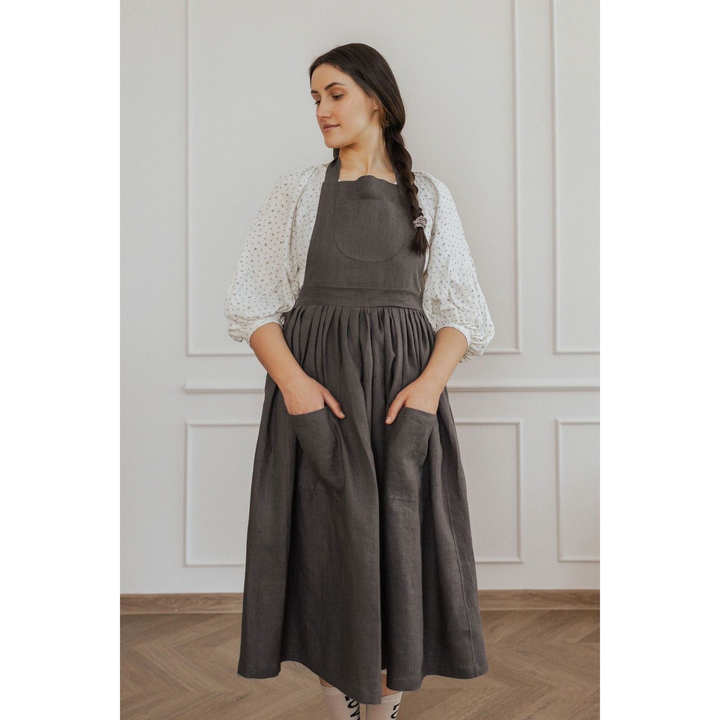 Linen Retro Apron