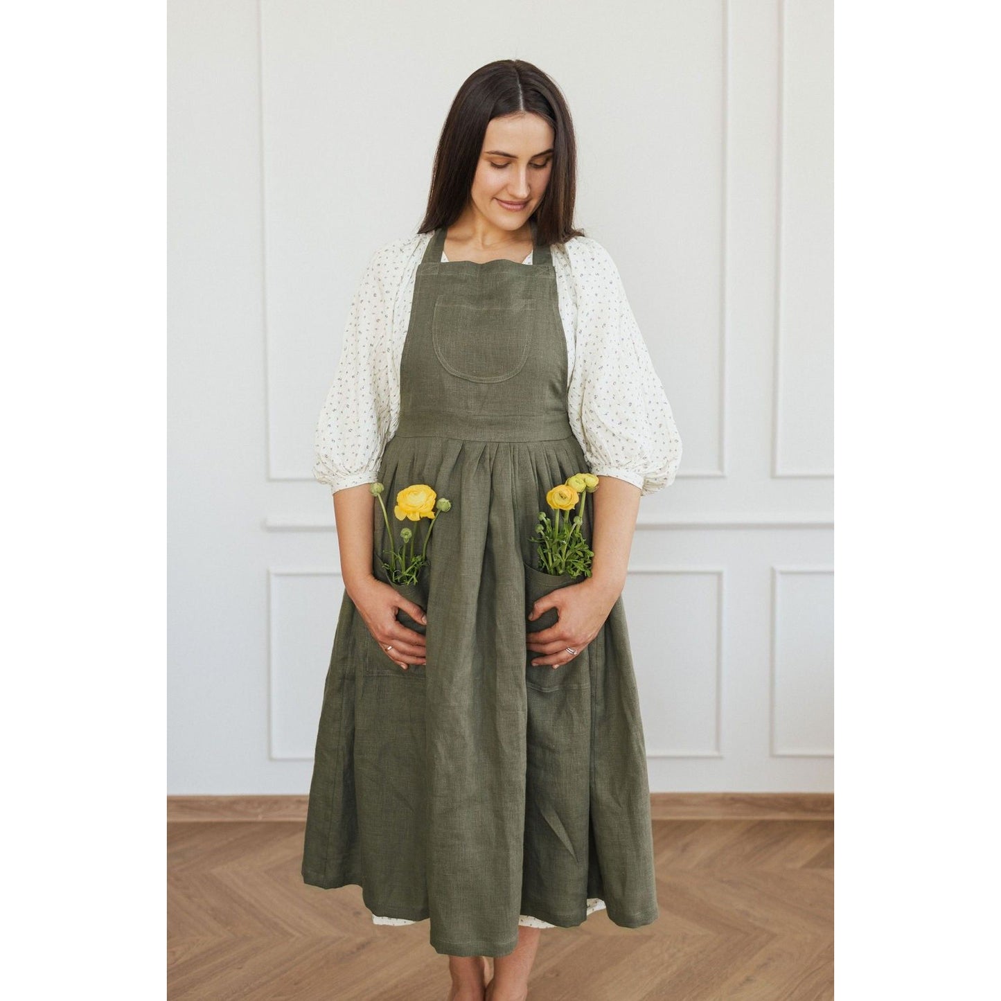 Linen Retro Apron