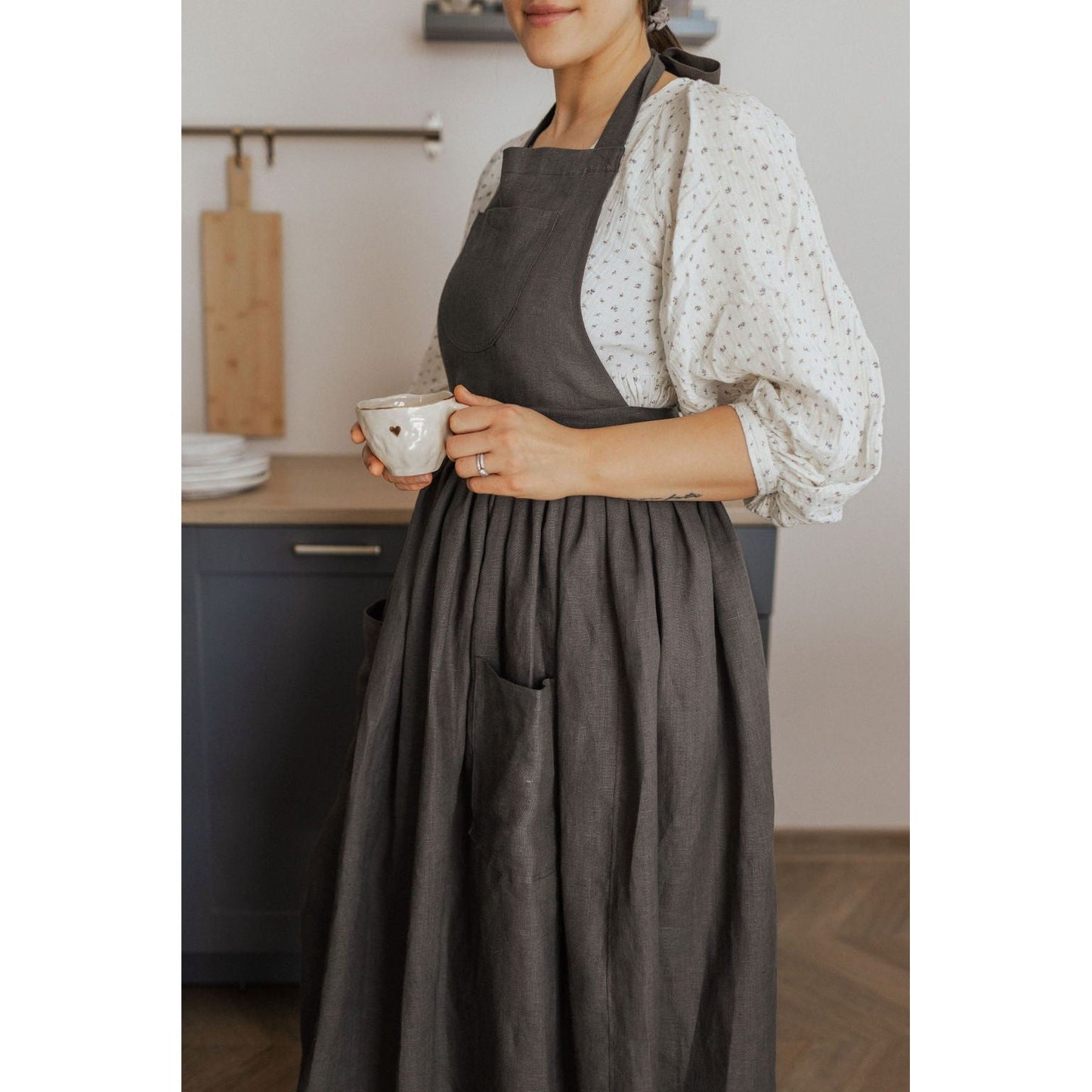 Linen Retro Apron