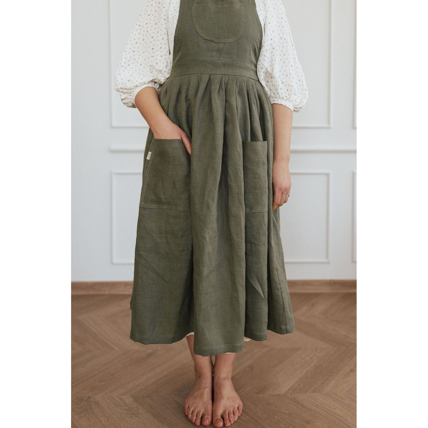 Linen Retro Apron