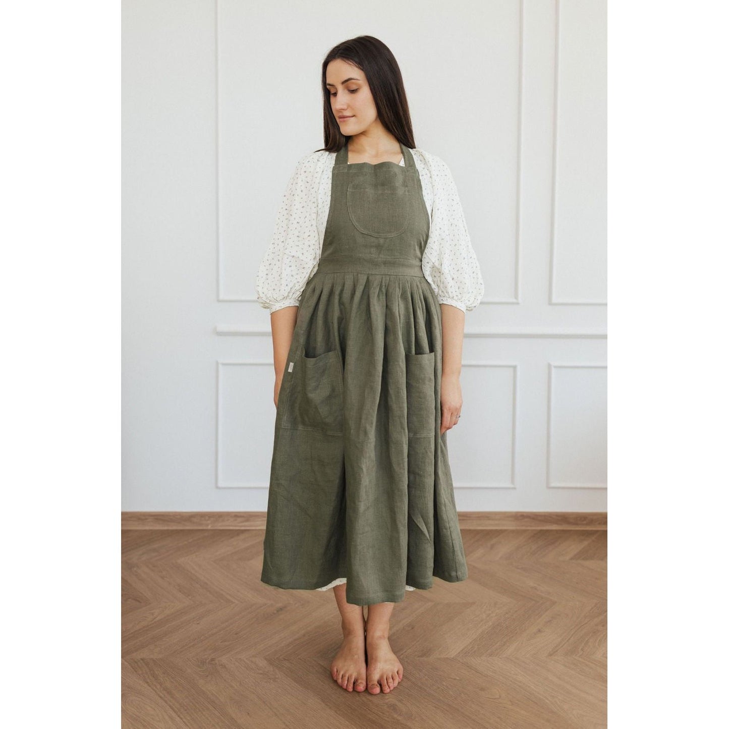 Linen Retro Apron