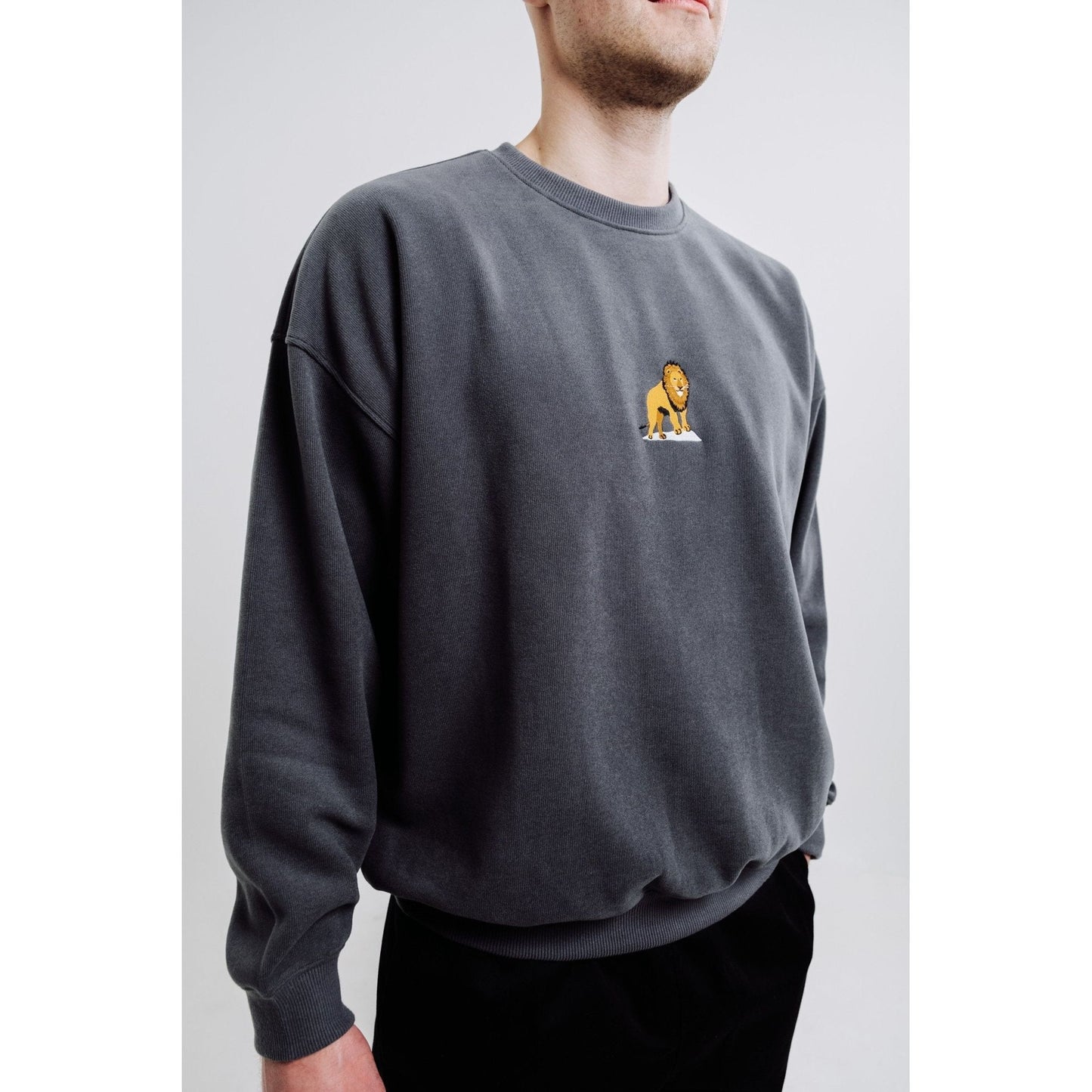 Lion Sweatshirt - Anthracite
