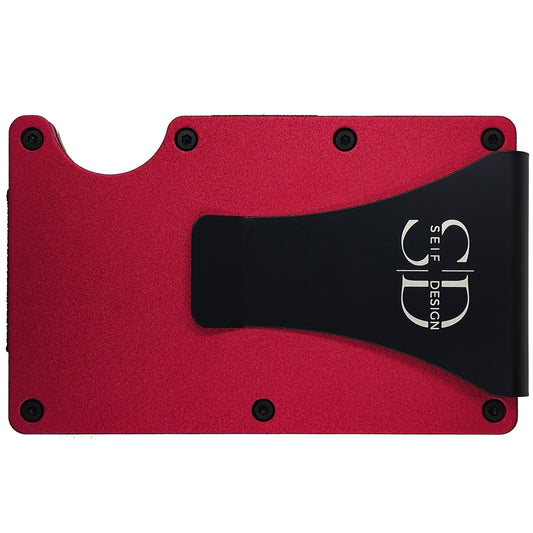 Lite Red - Card Holder with RFID Blocking