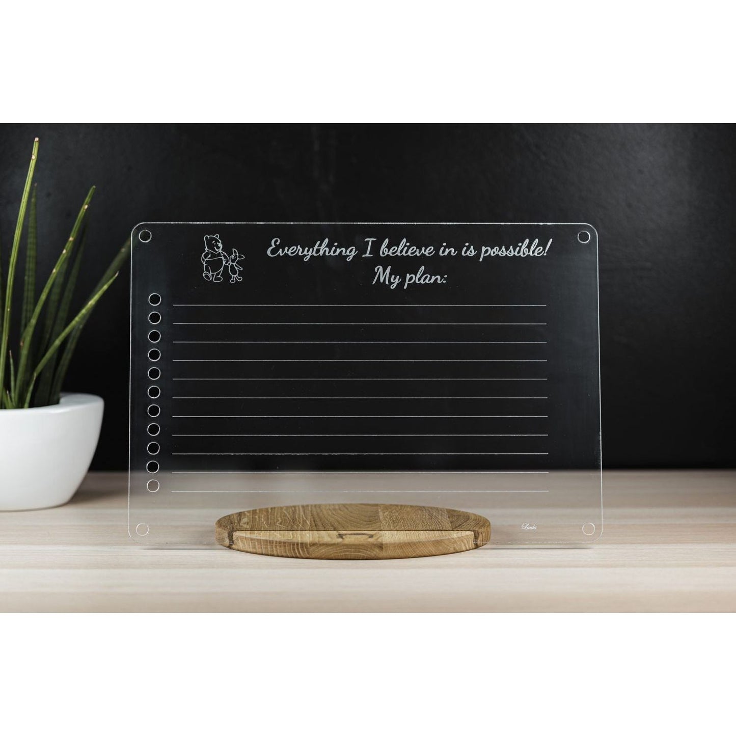 LUULA Acrylic Board - Preschool, Toddler Planner