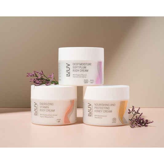 Luonnollinen syväkosteuttava vartalovoide luumuöljyllä, 200ml