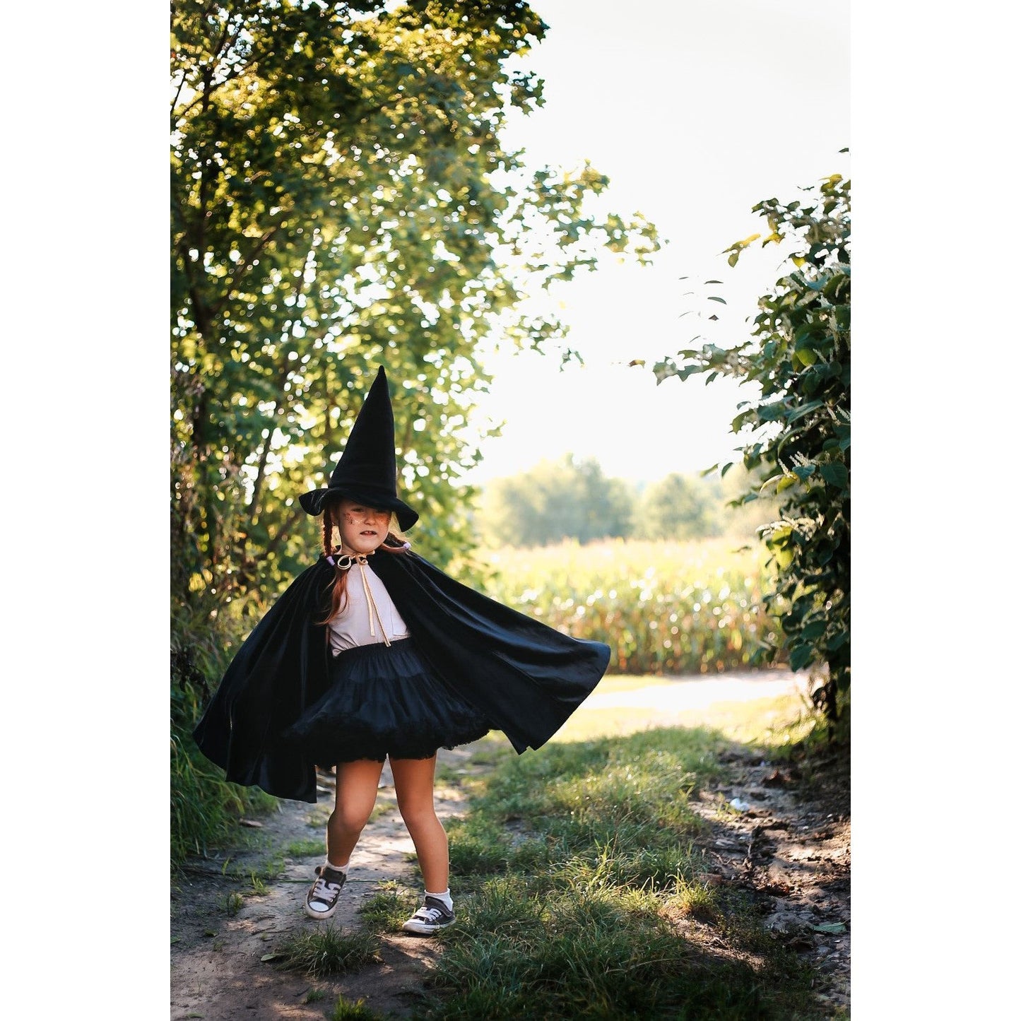 Magic Cape Costume - Black Riding Hood