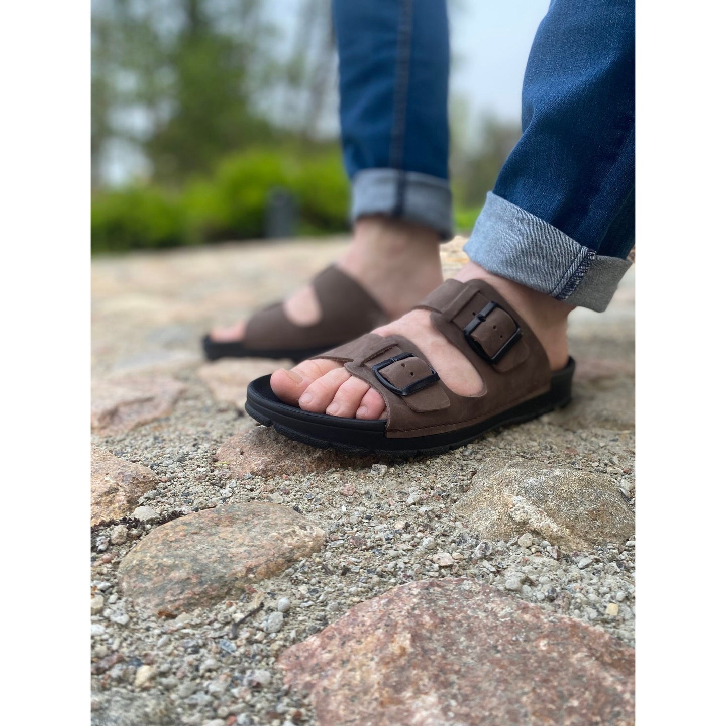 Märt Men's Sandals – Dark Brown