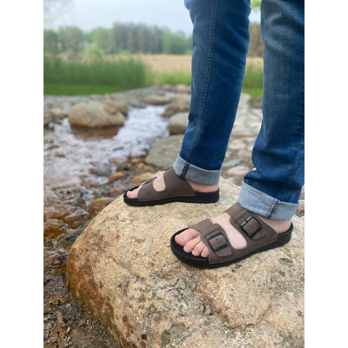Märt Men's Sandals – Dark Brown