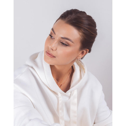 Metropolitan Glow White ZC L Earrings