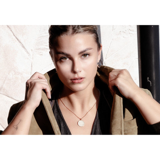 Metropolitan Hoops Rolling Charm Earrings