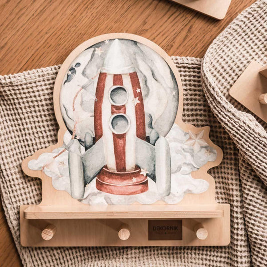 Mini Wall Shelf - Rocketship