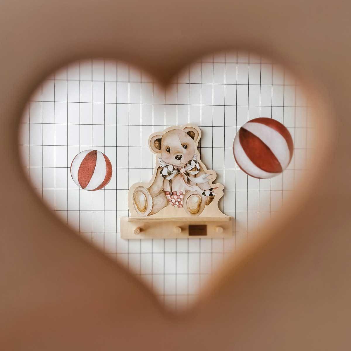 Mini Wall Shelf - Teddy Bear