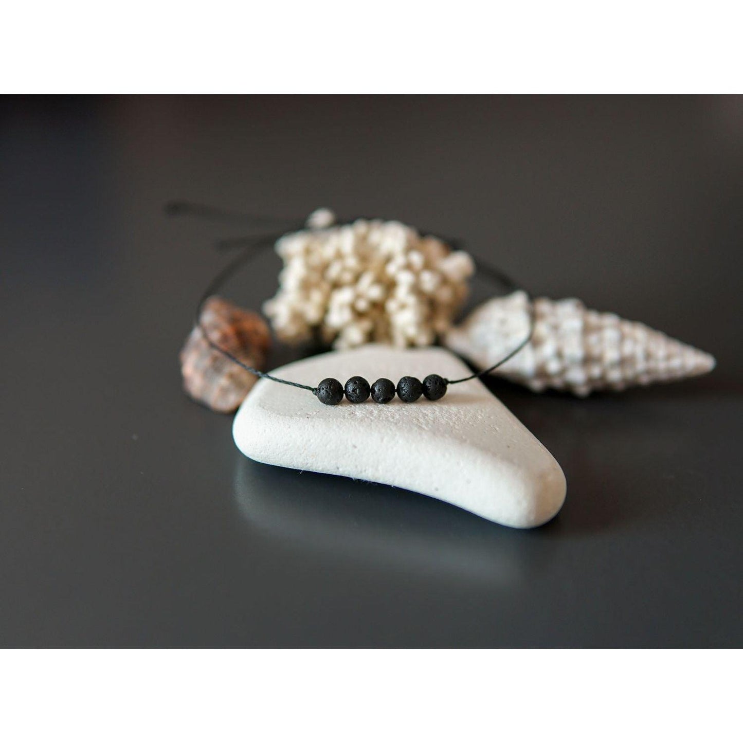 Minimalist Lava Stone Bracelet
