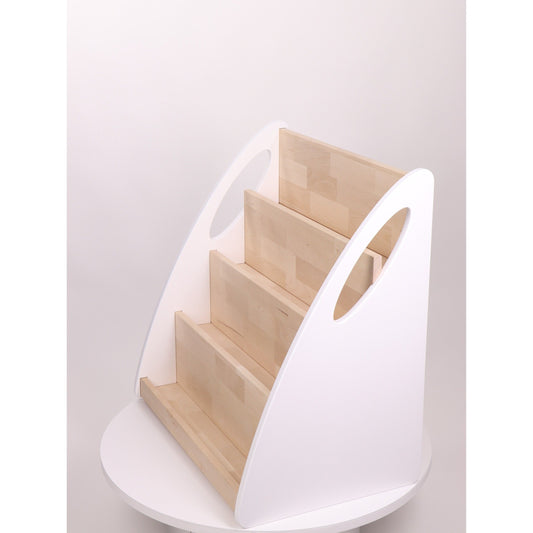 Modular Montessori Bookshelf With Book Storage - 4 Shelves